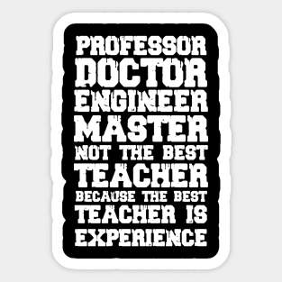 The Best Teacher Sticker